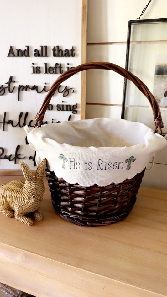 This Little Light of Mine Designs- Lined Easter Basket