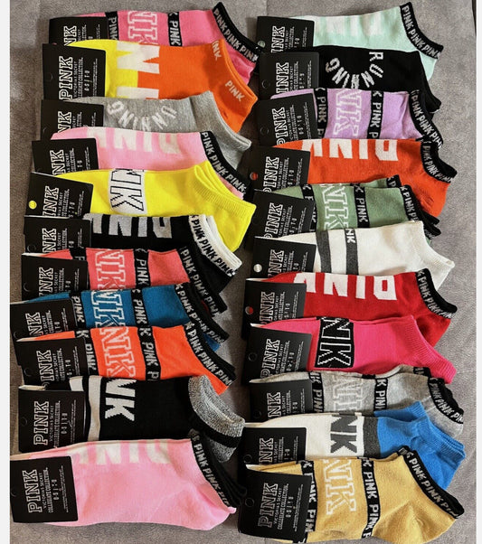 PINK Ankle socks With tags. Single pair