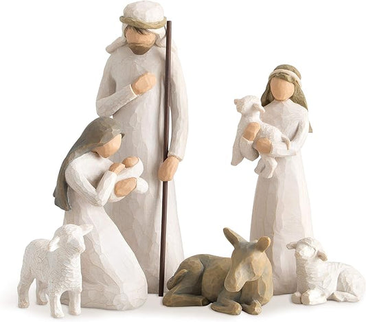 Piece Nativity Set, Behold The Awe and Wonder of The Christmas Story, Build a Family Holiday Tradition with Classic Nativity Collection, Sculpted Hand-Painted Figures