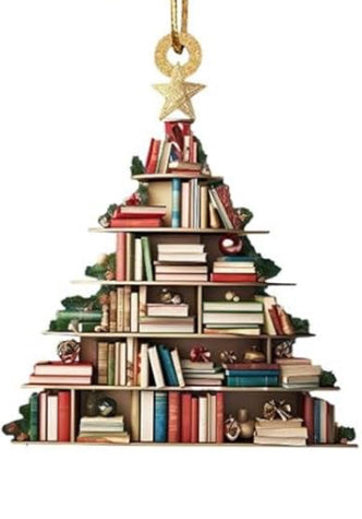 Book Shelf Christmas Tree