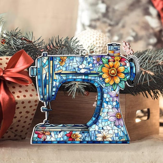 Sewing Machine Suncatcher Acrylic
