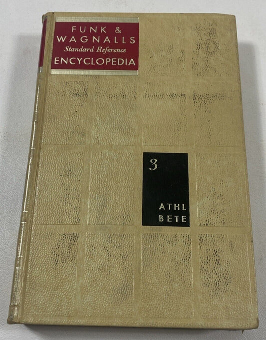 Funk And Wagnalls Standard Reference Encyclopedia Volume 3 (Hardcover, 1968)