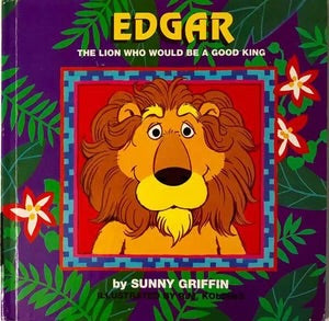 Edgar The Lion Who Would Be A Good King - used book