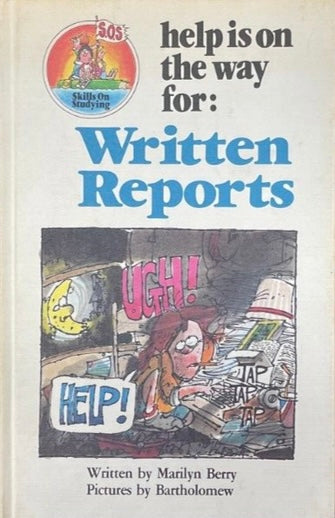 Help is on the way for: Book Reports/ Written Reports - used book