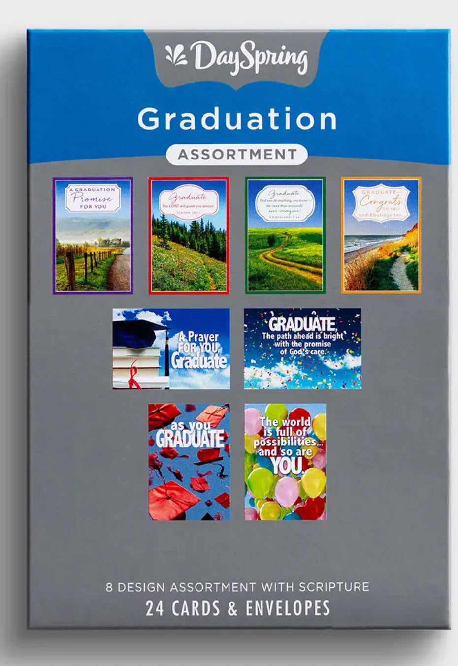 Graduation Assortment - 24 Boxed Cards and Envelopes
