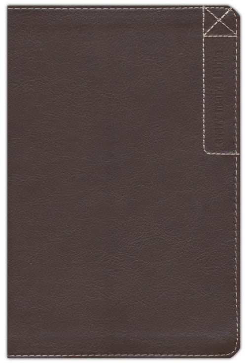NLT Every Man's Bible, Deluxe Explorer Edition, LeatherLike, Brown, With thumb index
