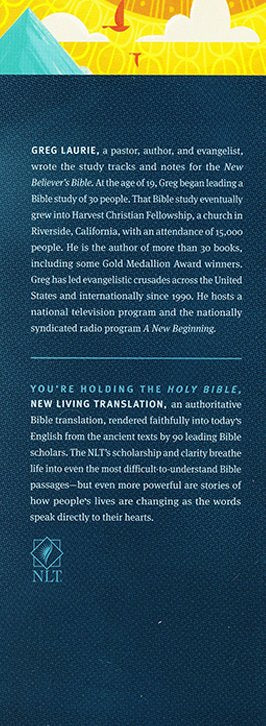 NLT New Believer's Bible: First Steps for New Christians, hardcover
