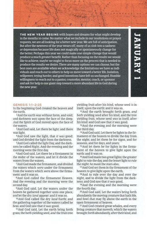 KJV One Year Bible for Men--soft cover