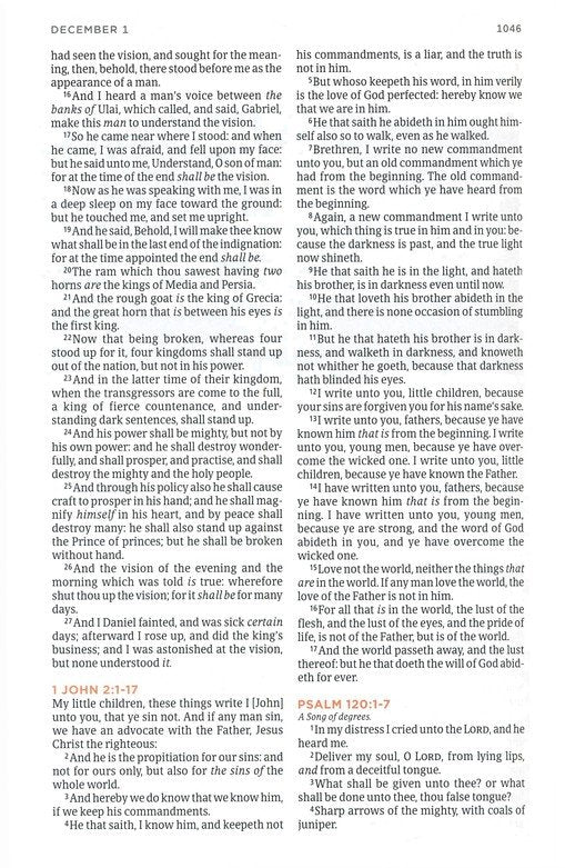 KJV One Year Bible for Men--soft cover