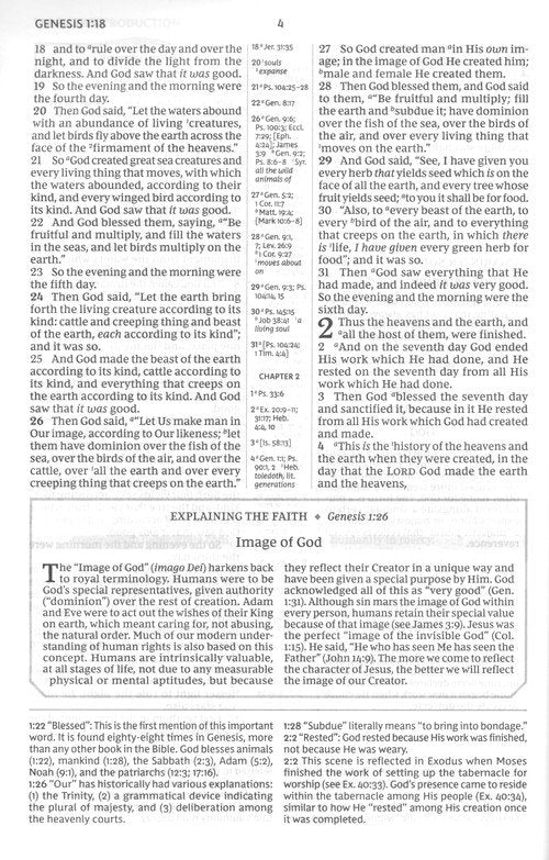 NKJV Encountering God Study Bible, Comfort Print--genuine leather, black (indexed)