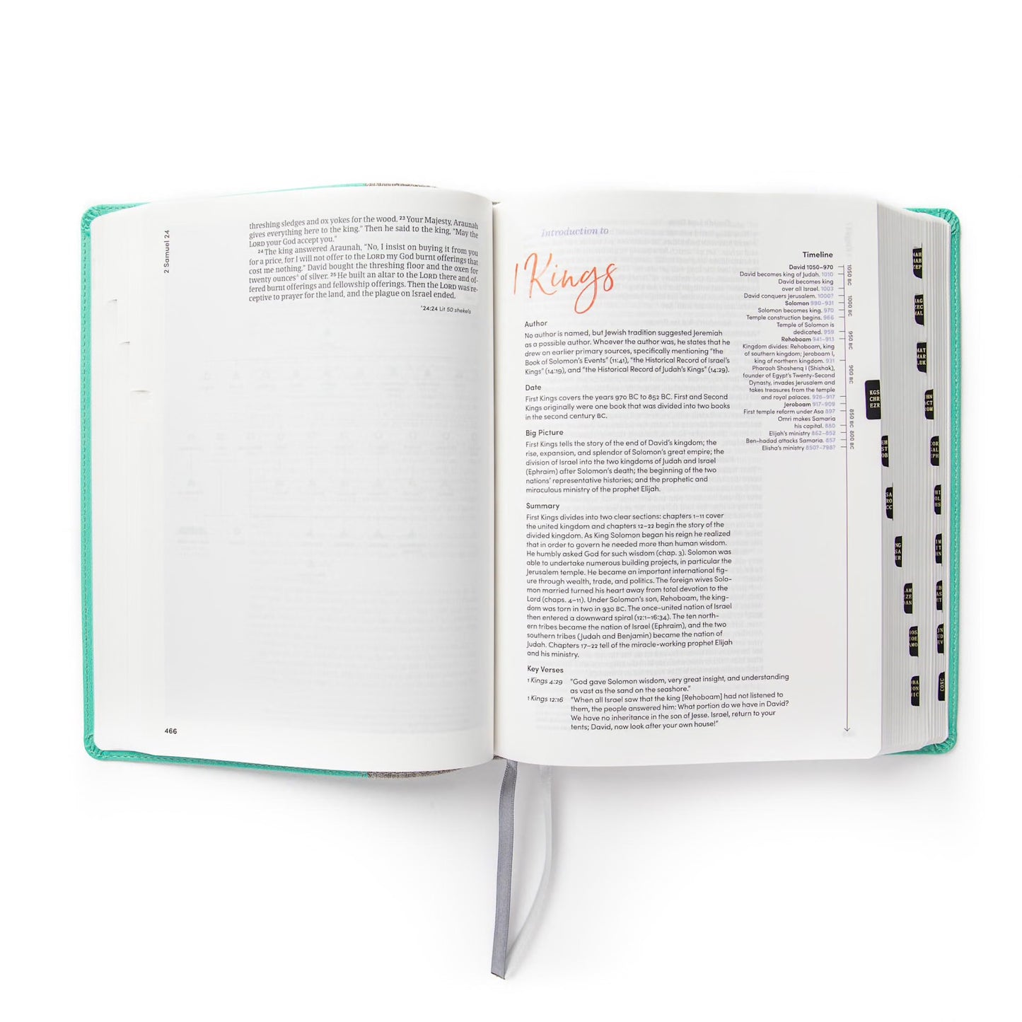 CSB Lifeway Women's Bible, Gray/Mint LeatherTouch, Indexed