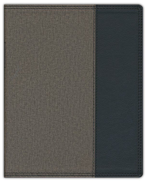 NKJV Prayer Bible, Comfort Print--soft leather-look, black/gray