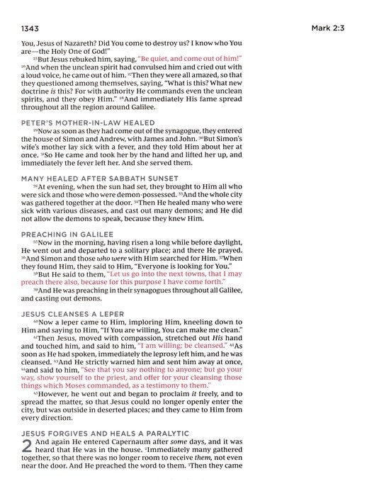 NKJV Prayer Bible, Comfort Print--soft leather-look, black/gray