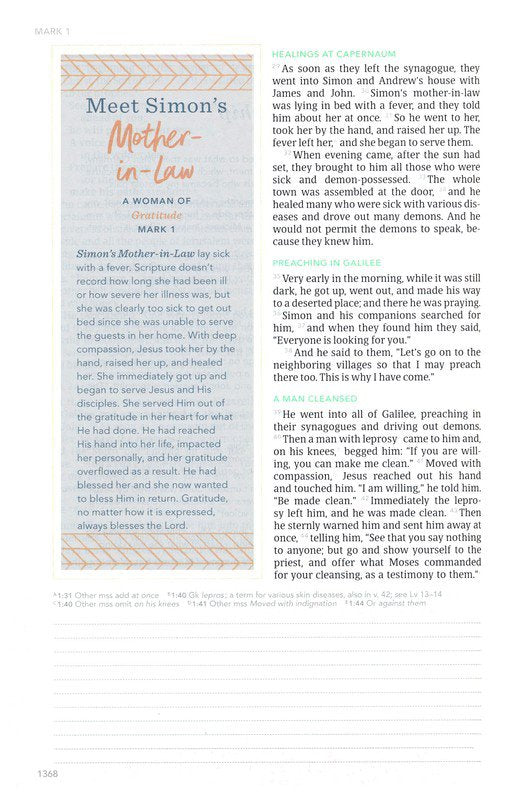 CSB (in)courage Devotional Bible--soft leather-look, desert/mustard/alabaster (indexed)