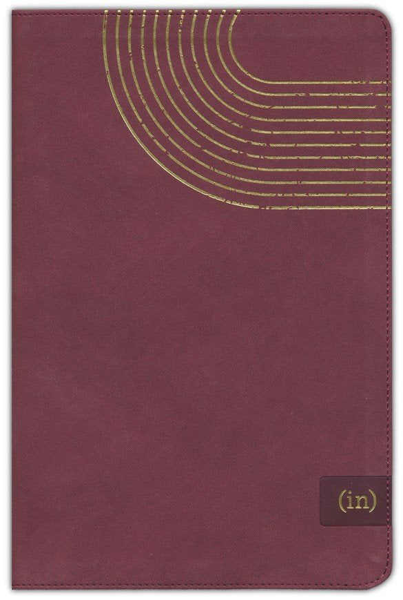 CSB (in)courage Devotional Bible--soft leather-look, bordeaux (indexed)