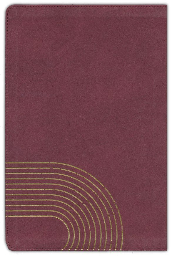 CSB (in)courage Devotional Bible--soft leather-look, bordeaux (indexed)