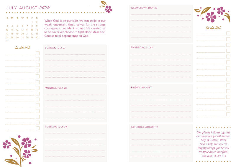 2026 Planner Daily Wisdom for Women