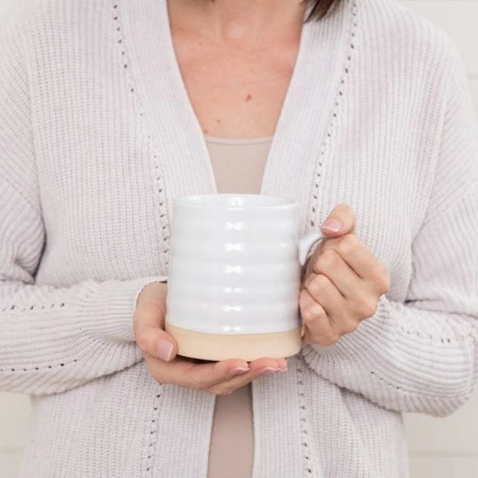 Hidden message heart mug