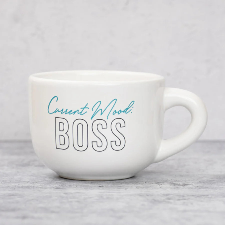 CURRENT MOOD: BOSS CAPPUCCINO MUG