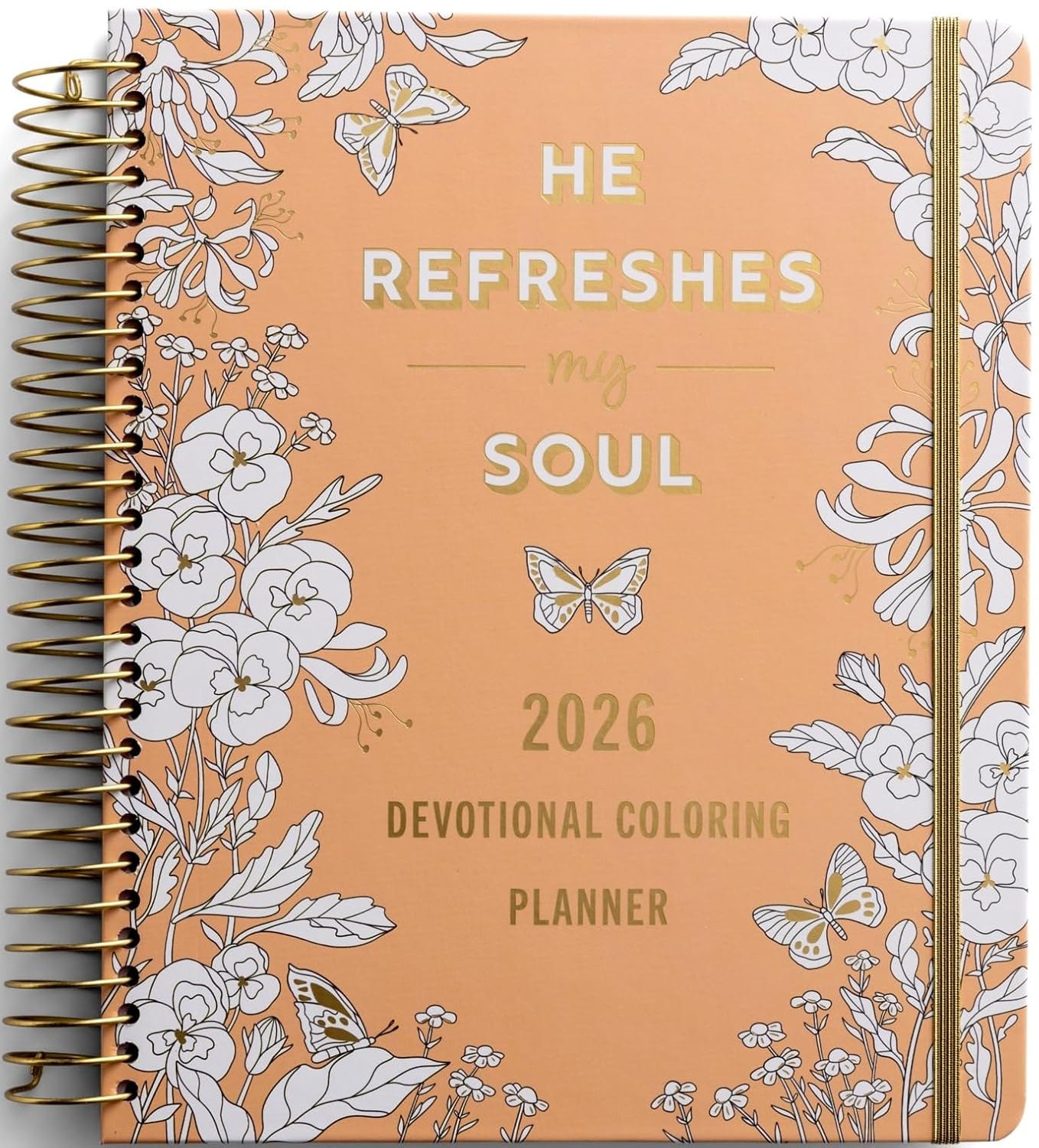 He Refreshes My Soul - 2025-2026 18-Month Devotional Coloring Planner Keep it Sweet - 2025-2026 18-Month Devotional Planner (July 2025 - December 2026)