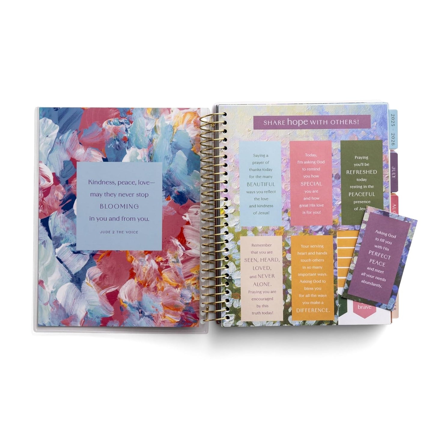 Never Stop Blooming - 2025-2026 18-Month Agenda Planner (July 2025 - December 2026)