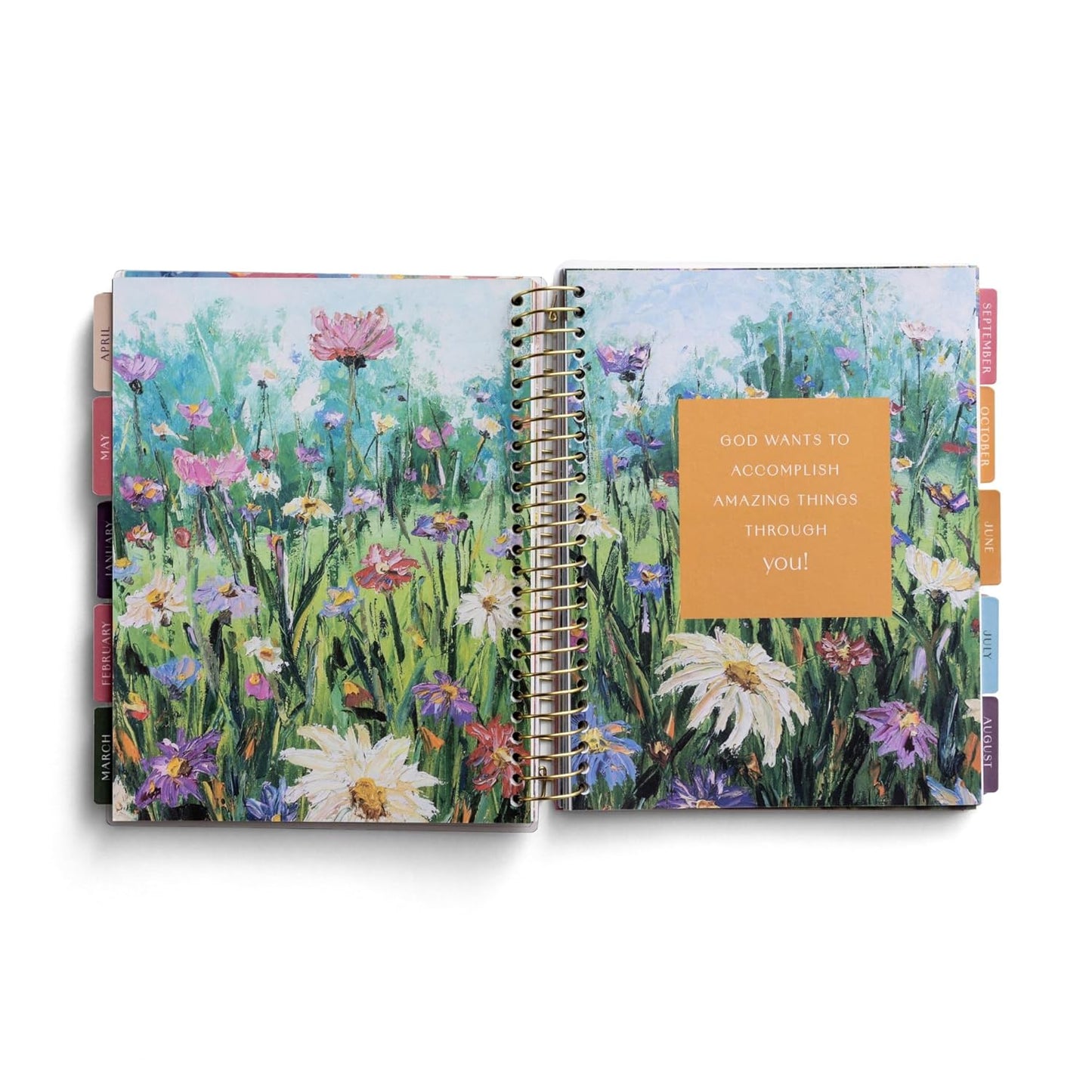 Never Stop Blooming - 2025-2026 18-Month Agenda Planner (July 2025 - December 2026)