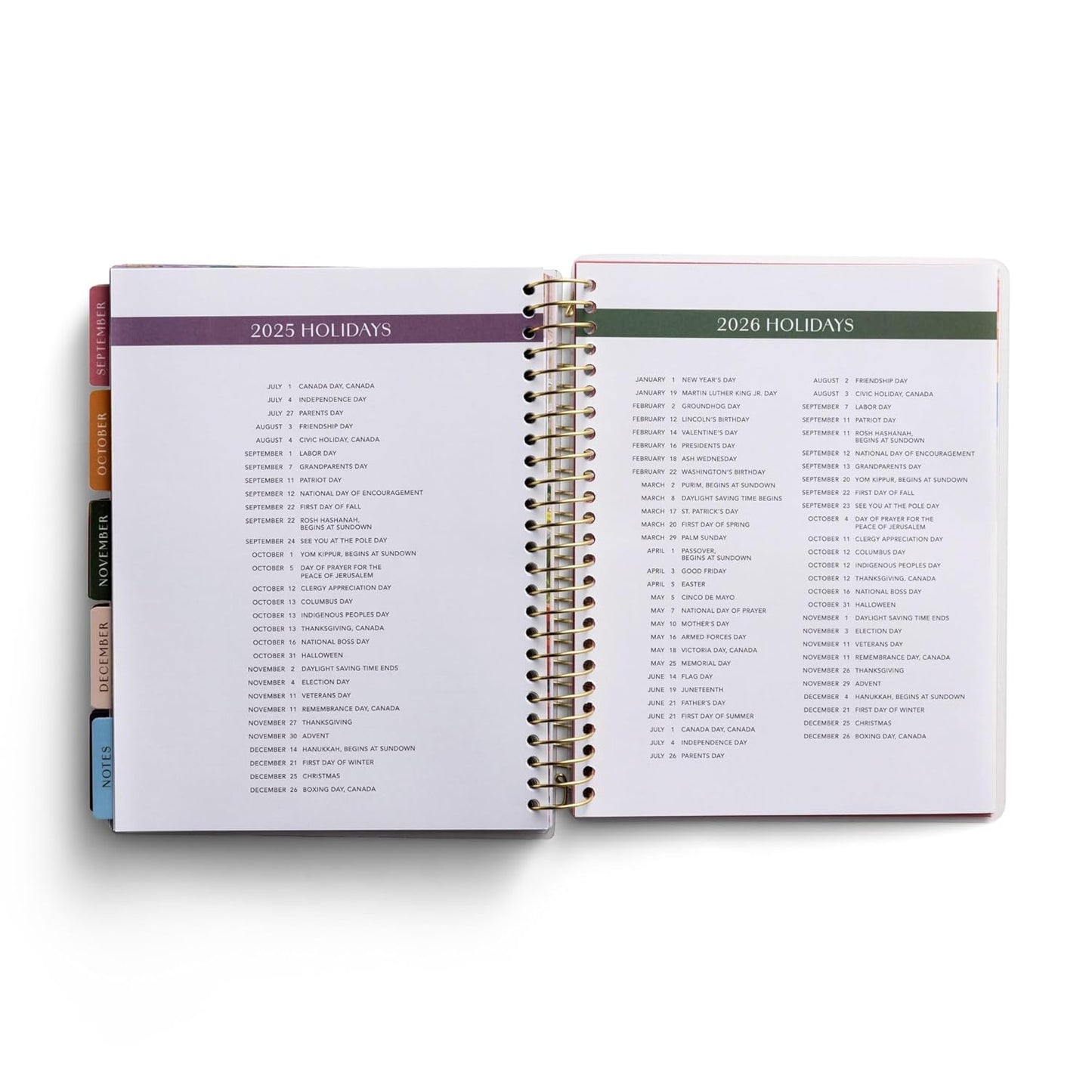 Never Stop Blooming - 2025-2026 18-Month Agenda Planner (July 2025 - December 2026)