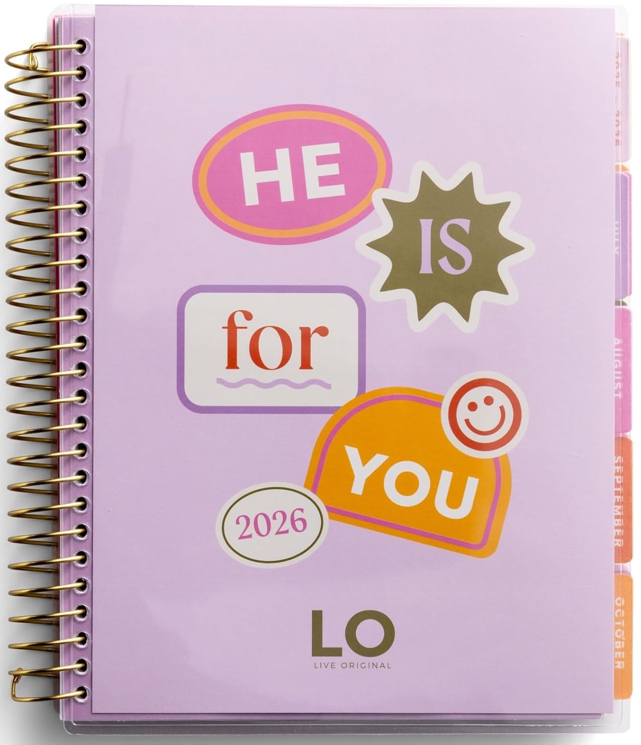 He is For You - 2025-2026 18-Month Agenda Planner (July 2025 - December 2026)