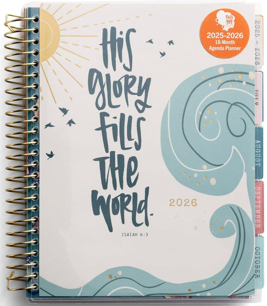 His Glory Fills the World 2025-2026 18-Month Devotional Planner (July 2025 - December 2026)