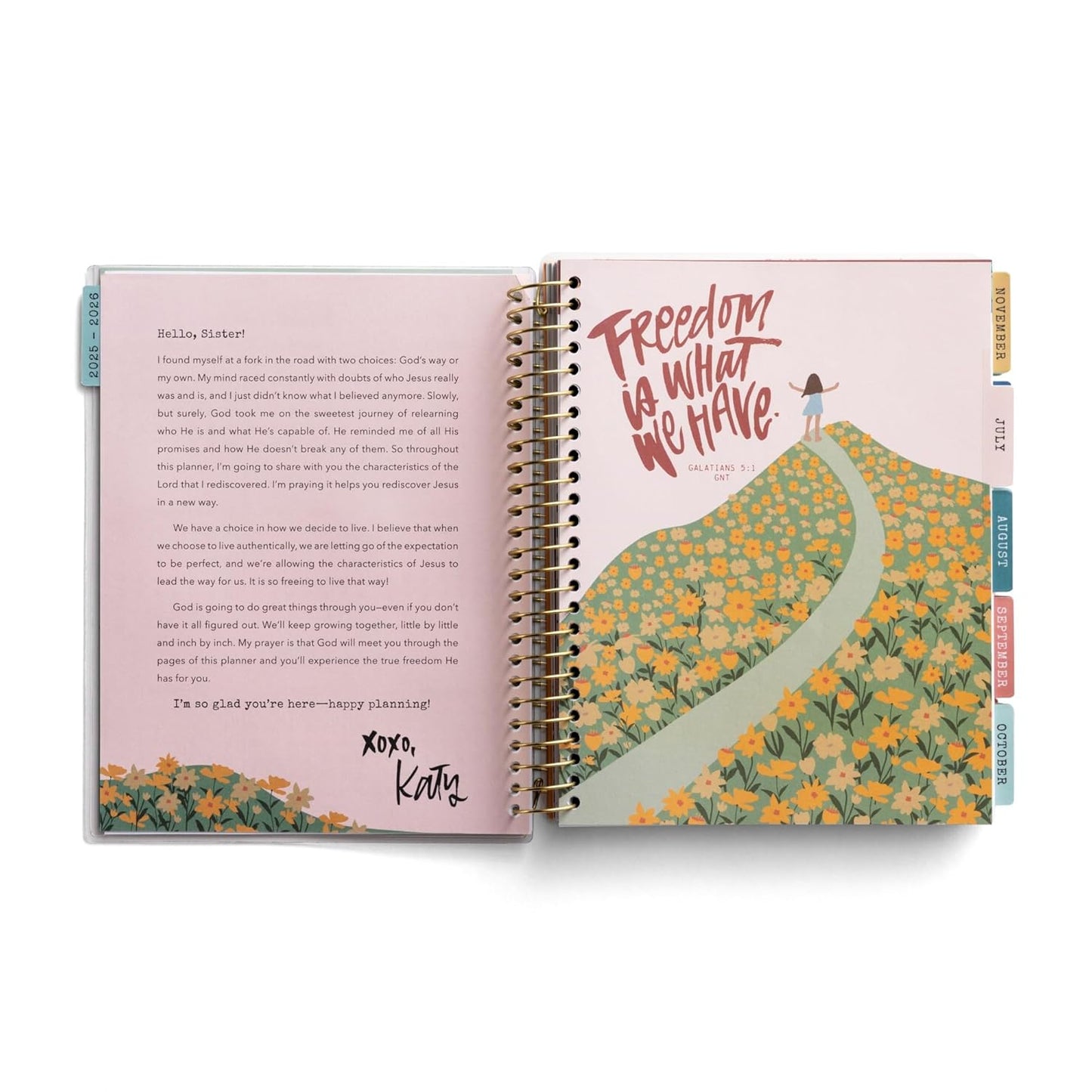 His Glory Fills the World 2025-2026 18-Month Devotional Planner (July 2025 - December 2026)