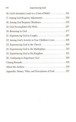 Experiencing God: Knowing & Doing the Will of God, Updated and Expanded