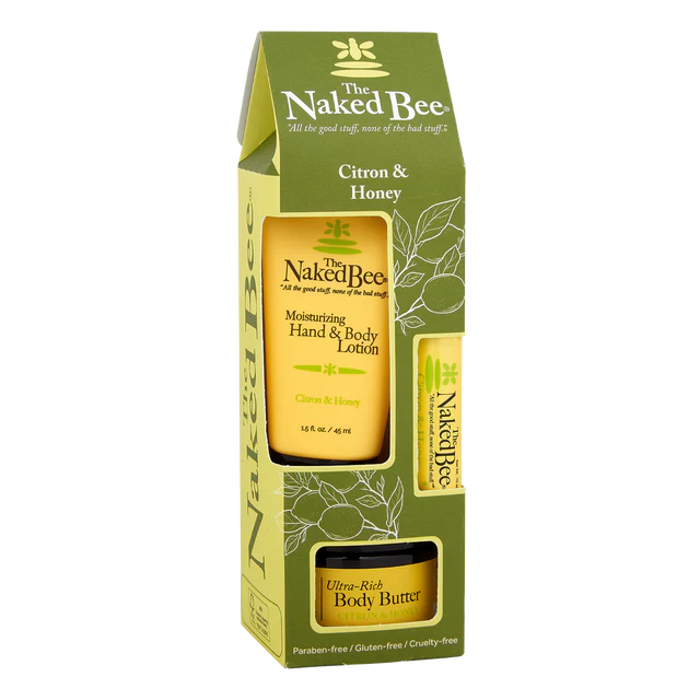 The Naked Bee - Citron and Honey Gift Collection