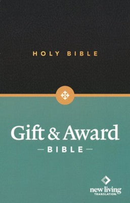 NLT Gift and Award Bible, Imitation Leather, Black