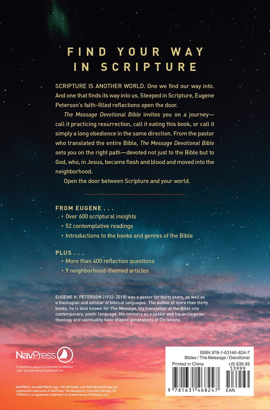 The Message Devotional Bible