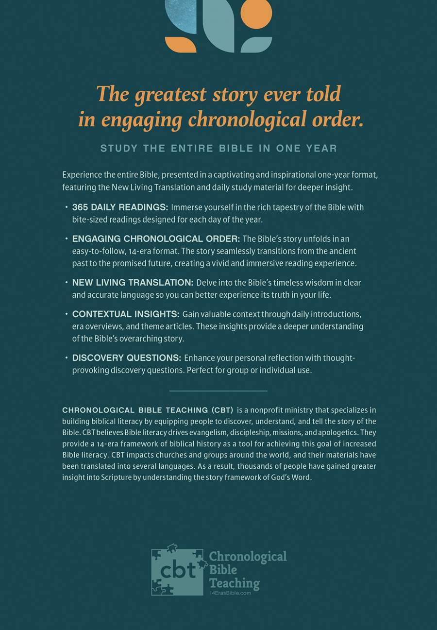 NLT One Year Chronological Study Bible