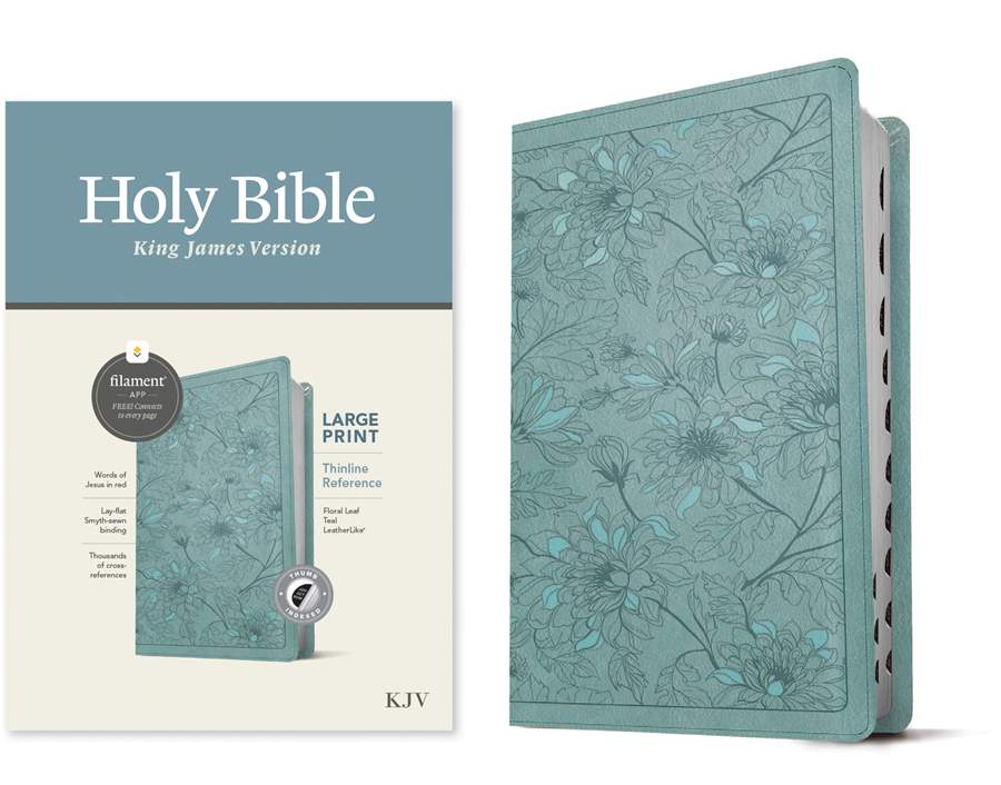KJV Large Print Thinline Reference Bible, Filament Enabled