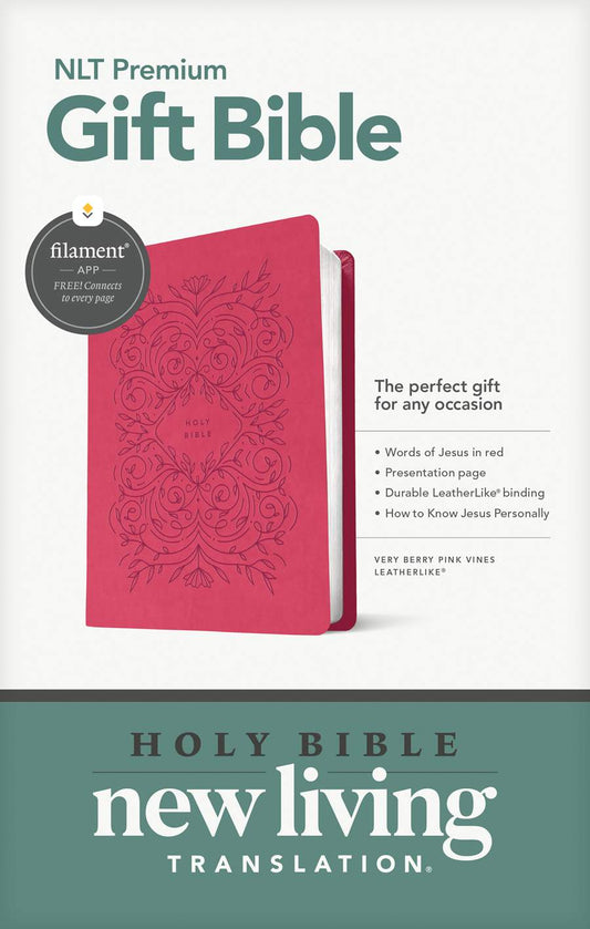 Premium Gift Bible NLT, Filament Enabled