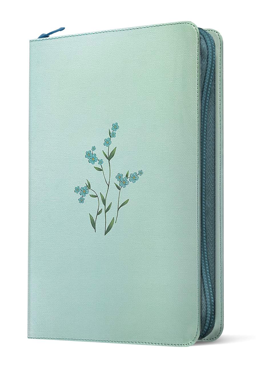 NLT Large Print Thinline Reference Zipper Bible, Filament Enabled