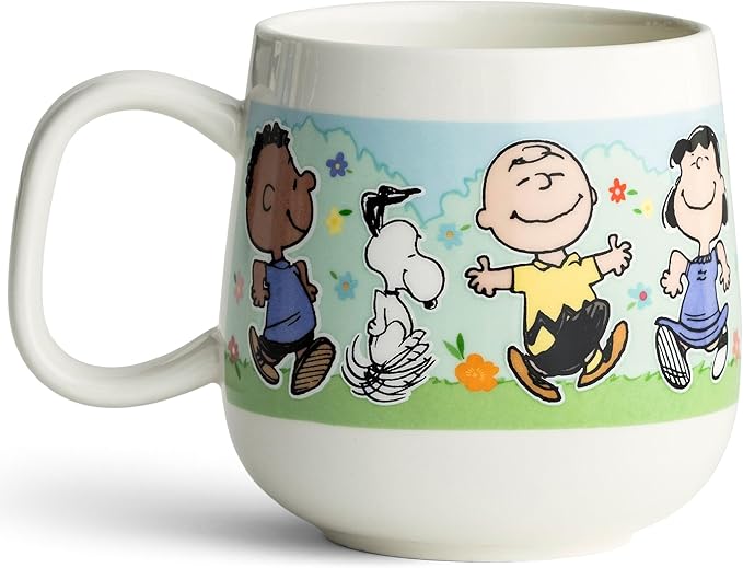 DaySpring Peanuts Smile! Happiness Looks Good On You Ceramic Mug, 16oz