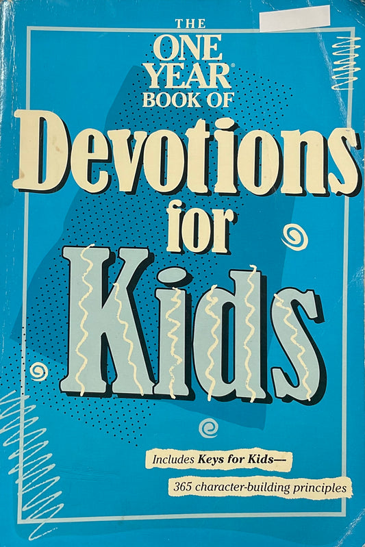 The One Year Book Of Devotions for Kids - Used Book
