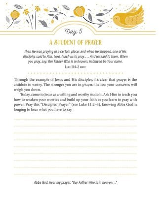 Worry Less, Pray More: A Daily Devotional Journal