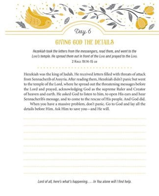 Worry Less, Pray More: A Daily Devotional Journal