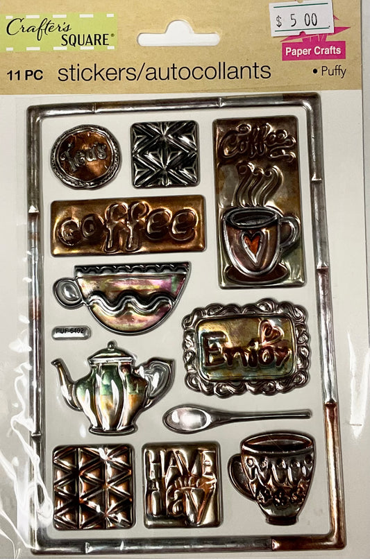 Crafter’s Square 11pc stickers/ autocollants