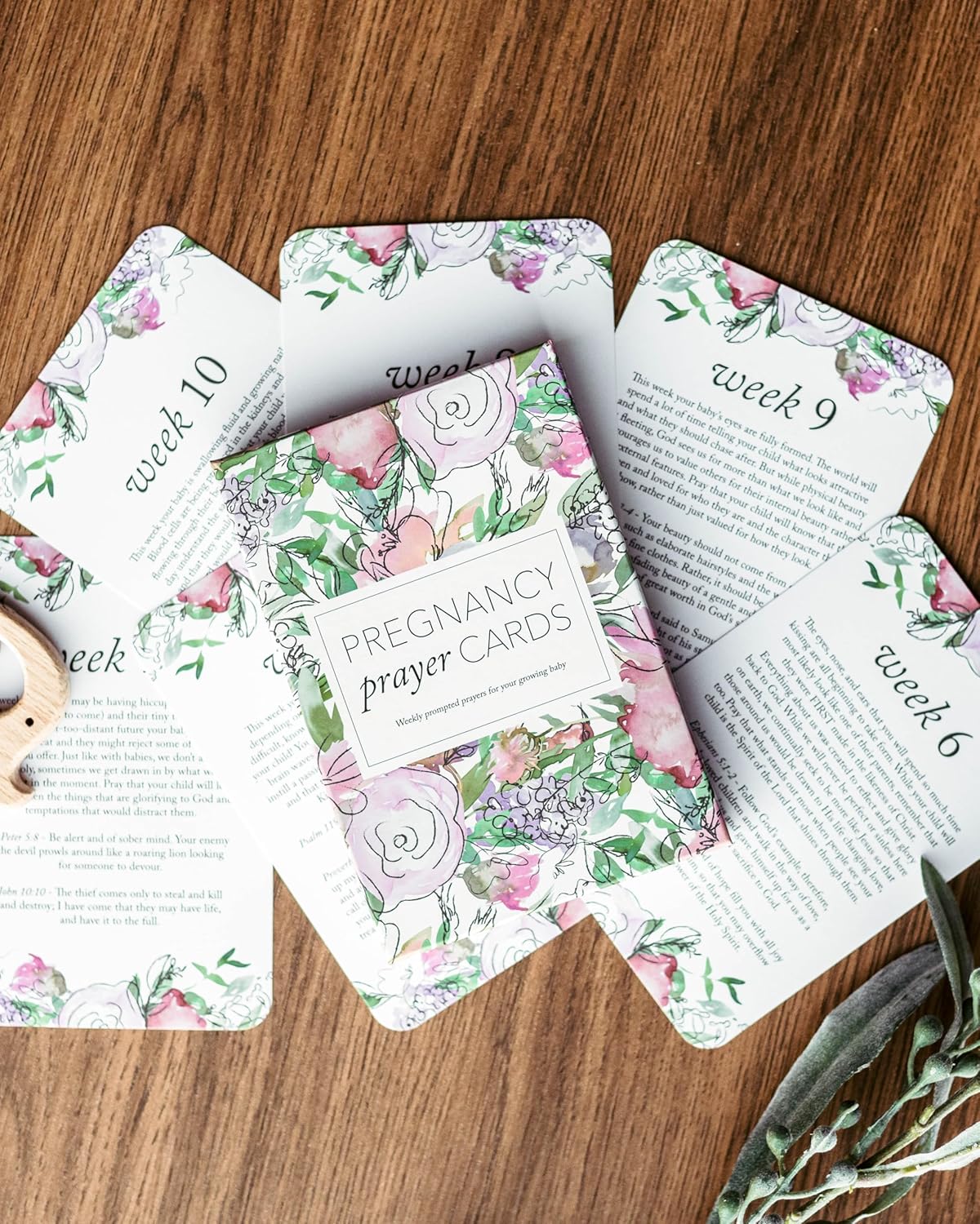 Duncan & Stone Paper Co. - Childhood Prayer Cards - Pregnancy Prayer Cards | Bible Verse Cards | Gift for Moms