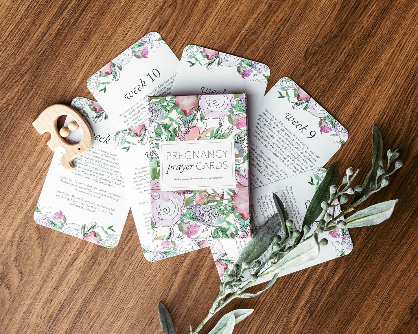 Duncan & Stone Paper Co. - Childhood Prayer Cards - Pregnancy Prayer Cards | Bible Verse Cards | Gift for Moms