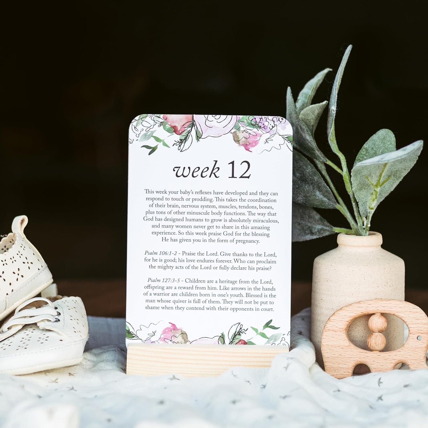 Duncan & Stone Paper Co. - Childhood Prayer Cards - Pregnancy Prayer Cards | Bible Verse Cards | Gift for Moms