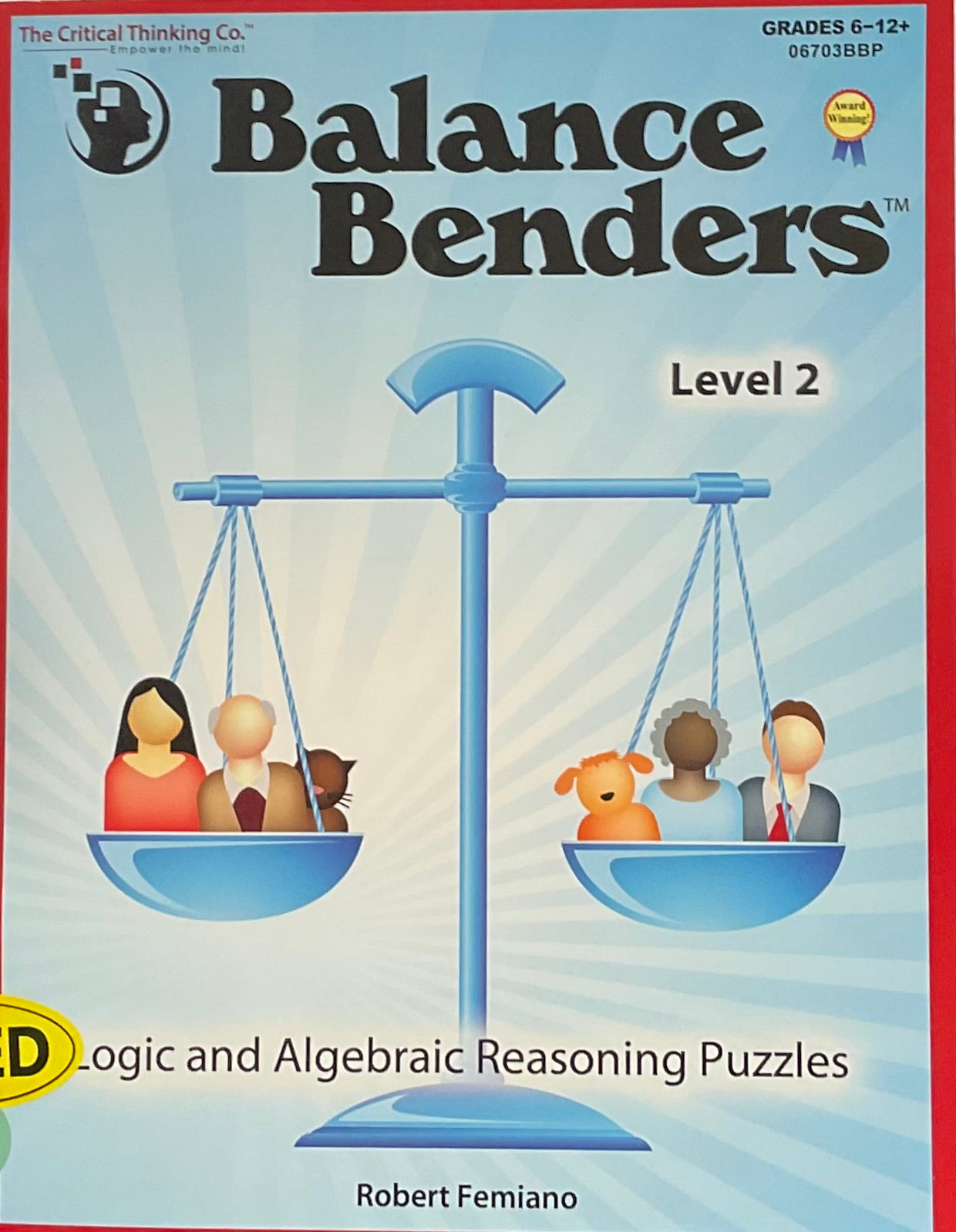 Balance Benders: Level 2 Logic and Algebraic Reasoning Puzzles - Used Book
