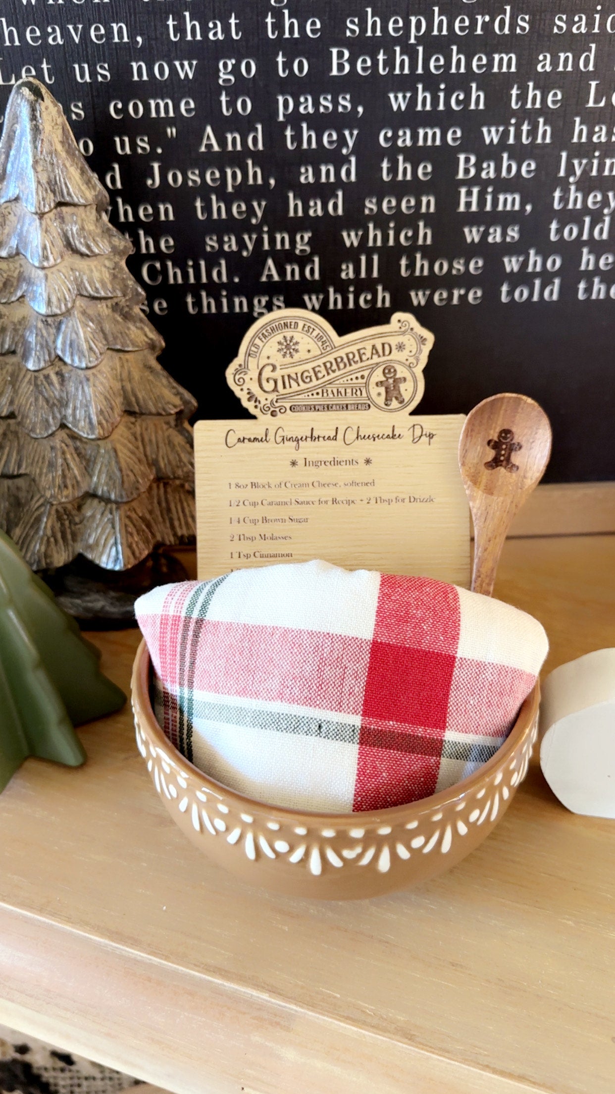 This Little Light of Mine- Gingerbread dip recipe bowl