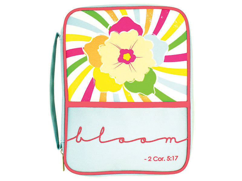 Bible Cover Canvas Bloom