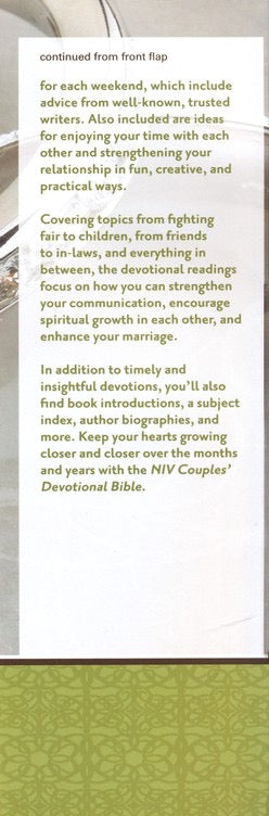 NIV Couples' Devotional Bible